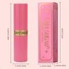 Nude Pink Luxurious Metallic Glitter Lipstick Long-Lasting Waterproof Non-Fade Shimmery Pearl Sparkling Brown Lip Gloss Makeup