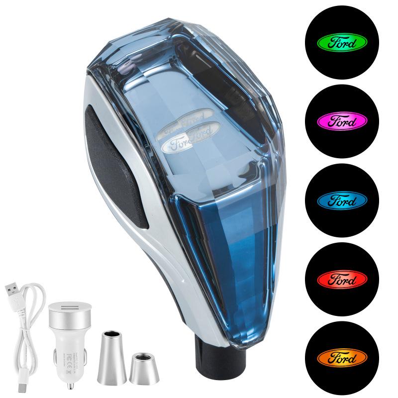 Crystal Light-Up Gear Shift Knob for Toyota, Mazda, and Mitsubishi Cars