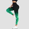 Gradient Tie-Dye Butt-Lifting Yoga Leggings: High-Elastic Fitness & Running Pants