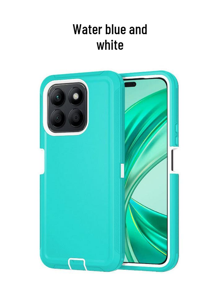 Honor X8B/X8A 4G 3-in-1 Drop-Proof Protective Phone Case