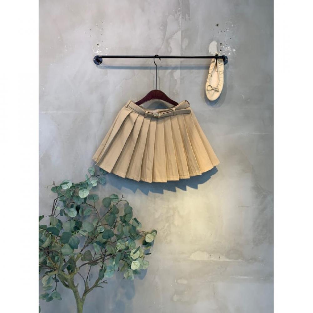 C S In The Room Women pleatS Inner pantS mIni Skirt Belt Set 3 Color
