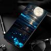 Phone Case For Samsung Galaxy S25 S24 S23 S22 S21 Ultra S24 S23 S22 S21 S25 Plus S24 S20 FE Moonlight Beach Scenery