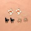 Unique Halloween Earrings: Creative Skull, Pumpkin, Bat, Fun Studs