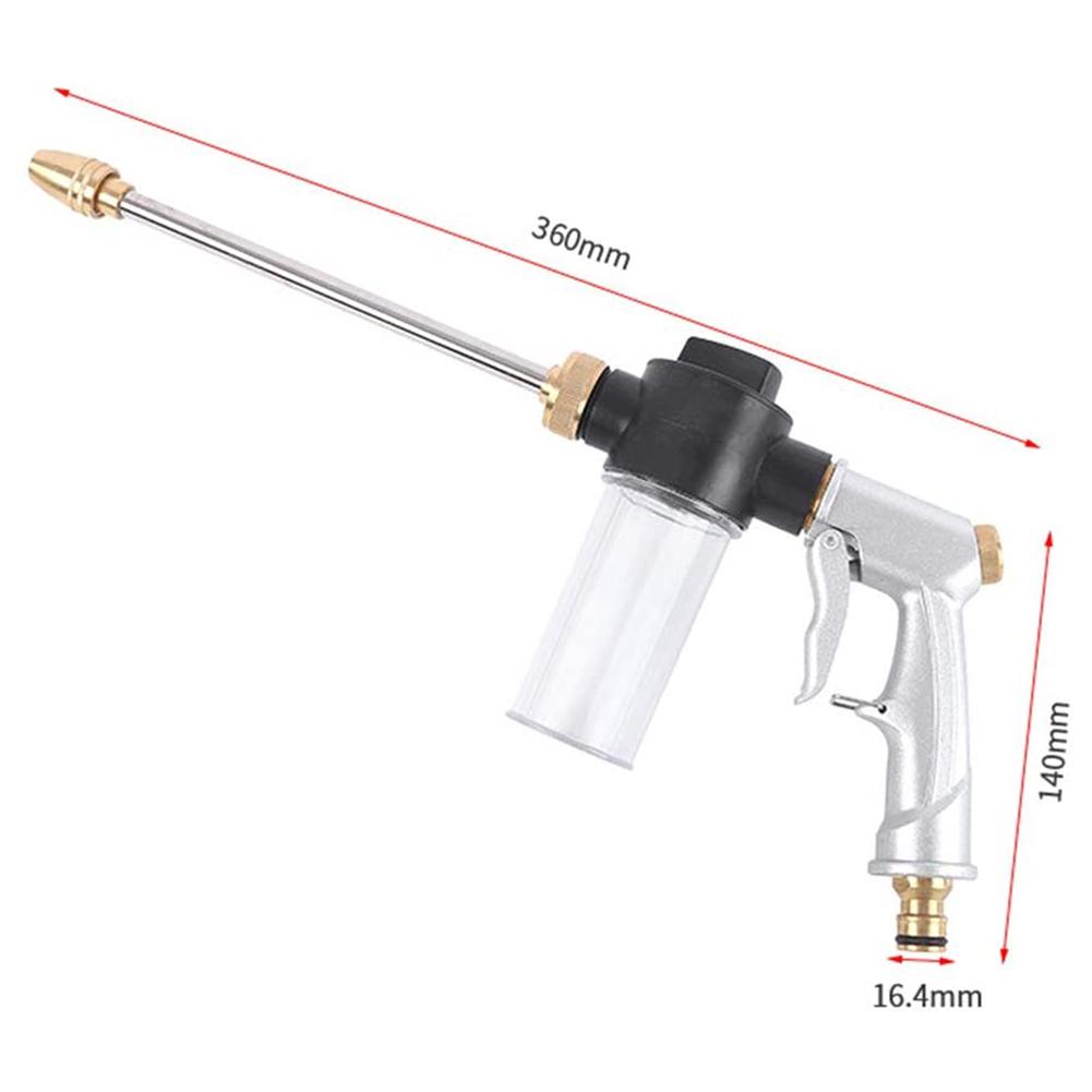 Adjustable High-pressure Car Water Gun Portable Garden Watering Hose Nozzle Sprinkler Automobiles Cleaning Tool Yard Equipment