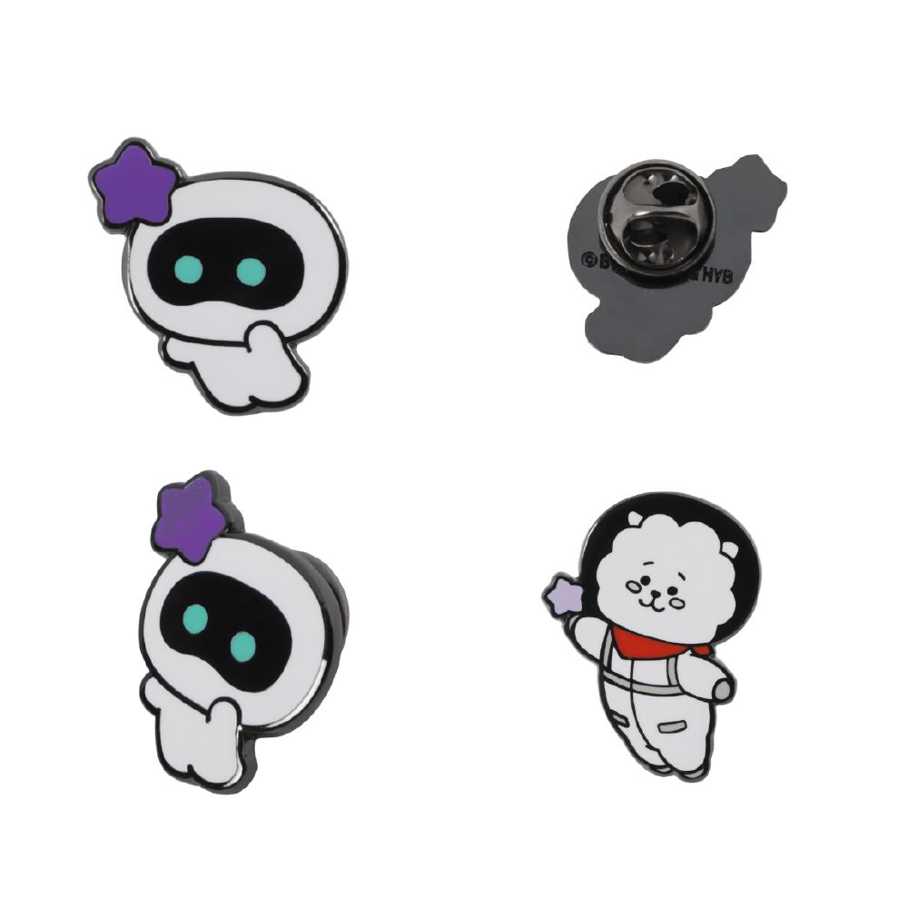 BTS Jin Wootteo X RJ Pin Badge Set – buy the best products