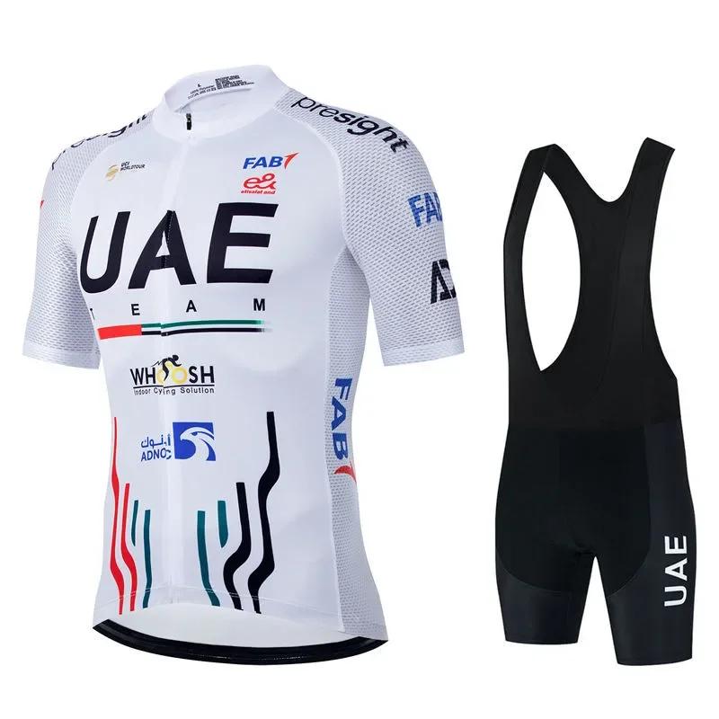 Uae New Pro Team Summer Breathable Bicycle Men's MTB Bike Clothing Maillot Ropa Ciclismo Uniform Suit 2026 summer breathable cycling suit set