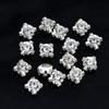 3-10mm Silver Base Hand-Sewn Glass Rhinestones for Clothing, Handbags, Belts, and Accessories