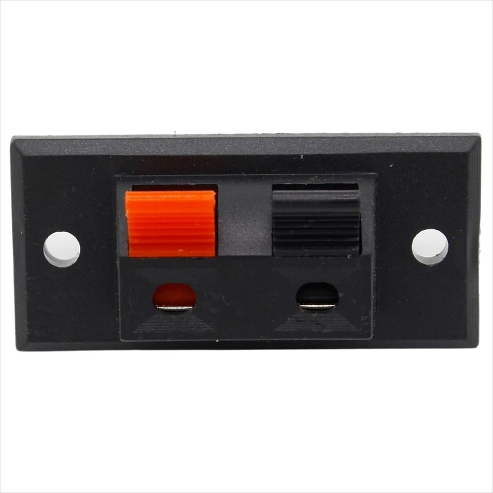 Push in Jack 2 Positions Connector Audio Speaker Terminals Speaker Terminals Spring Load Connector