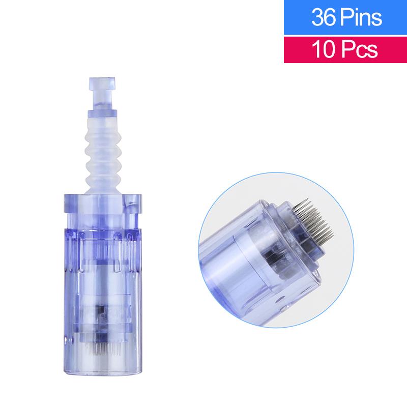 

Комплект сменных игольчатых картриджей с байонетным портом Derma Pen, электрическая микроигла, сменные одноразовые иглы для Dr.pen A6 10-Pack