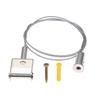Wire Rope Suspension Buckle, Invisible Hanging Clip Lanyard Lock Advertising Sign,24Mm Widened Clamp, Suitable For 20Mm Board