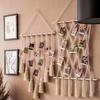 1 Set Hanging Pictures Style Organizer Tassels Hand-woven Solid Color Nordic Bohemian Wall Tapestry