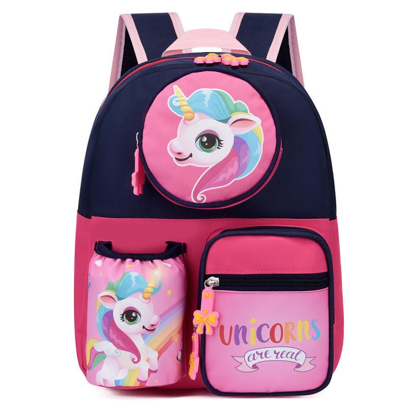 Adorable Cartoon Nylon Backpack For Kids Ages 3-6 Perfect For School And Play