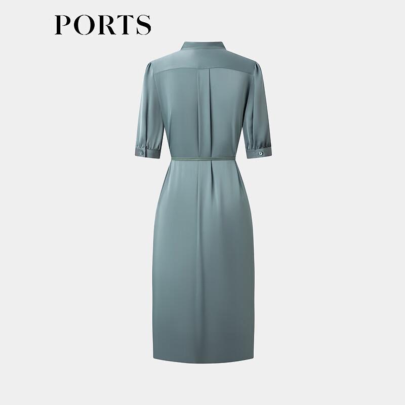 

Элегантное женское миди-платье из атласа от PORTS XL