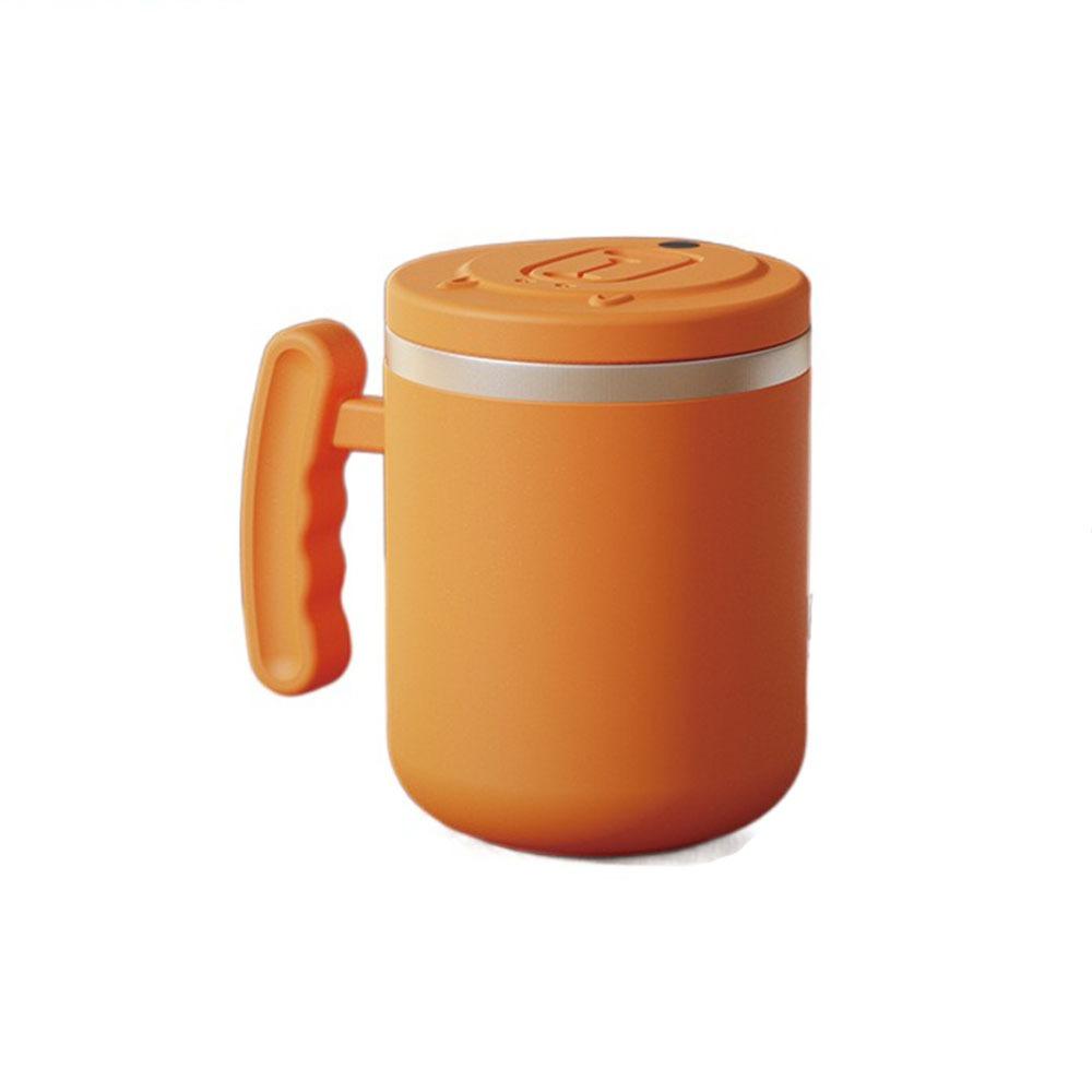 

Перезаряжаемая автоматическая кружка для перемешивания 400 мл самоперемешивающаяся кружка портативный блендер для кофе бытовой оранжевый