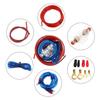 Universal Car 1500W 8GA 60AMP Car Audio Subwoofer Amplifier AMP Wiring Fuse Holder Wire Cable Kit Vehicle Modification Parts