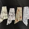 Ribbon Headband Long Scarf Chinese Style Printed Scarf Elegant Scarf Hair Band  Female