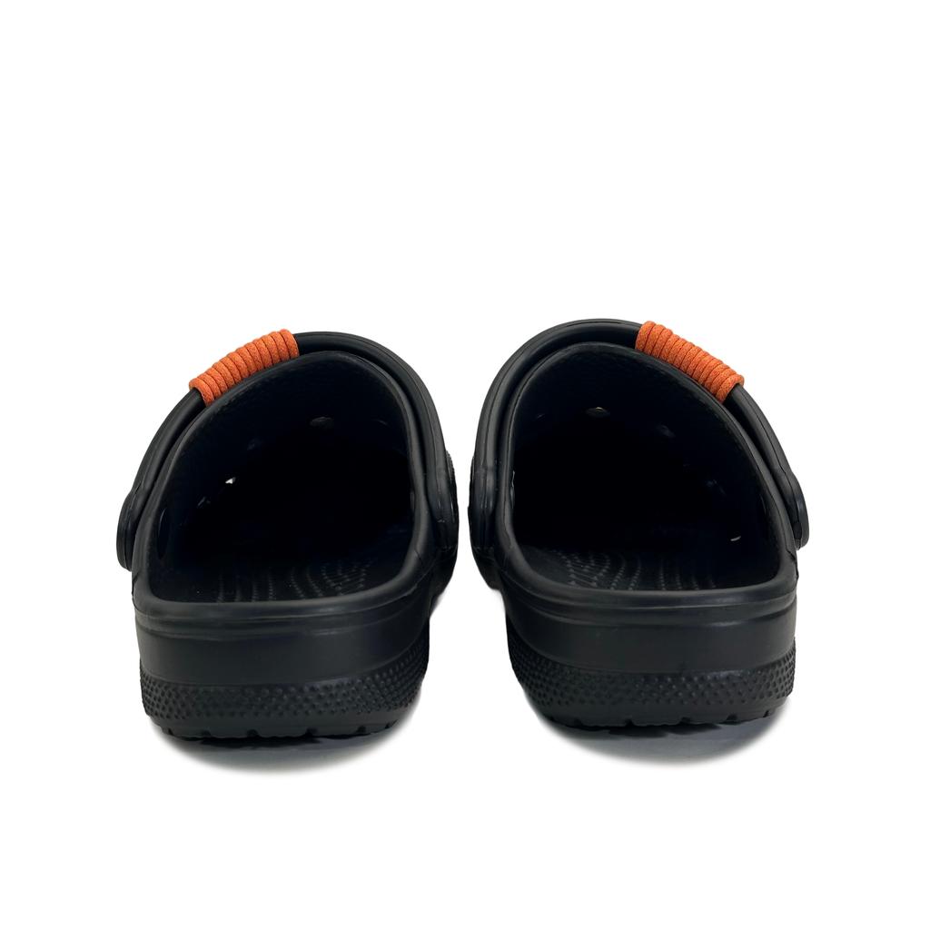 Crocs Baya EVA Orange C Beya Beach Fashion Casual Versatile Comfortable Hole Shoes Unisex Black