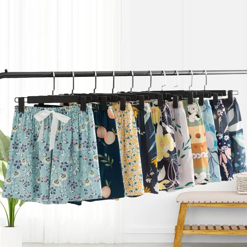 1 Stück Nachtwäsche Sommer Baumwolle Locker Geblümt Bedruckt Übergröße Damen Mädchen Shorts Pyjama Strandhosen