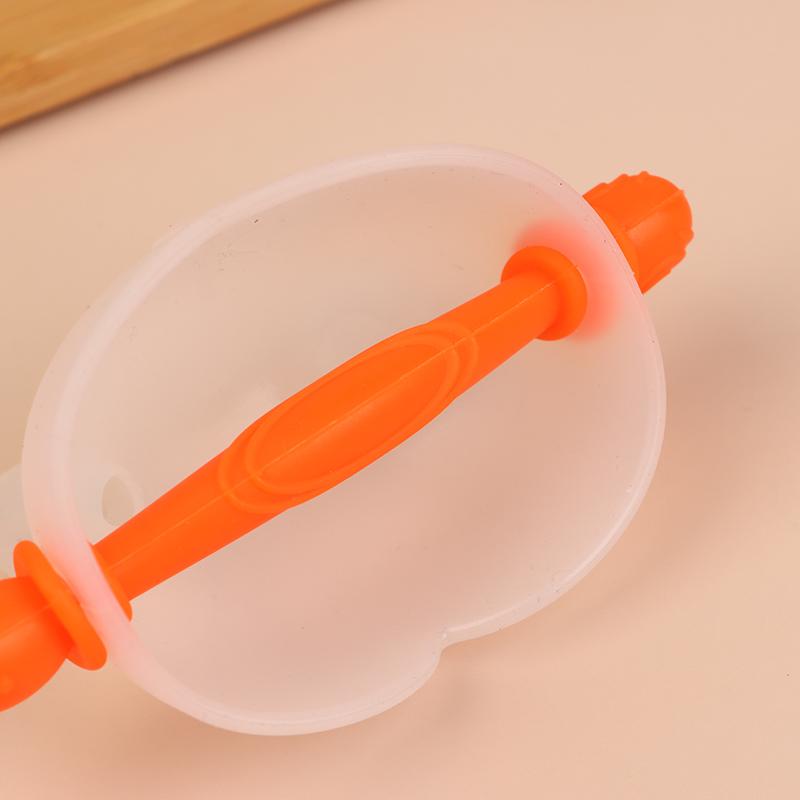 1 Set Kleinkind Beißring Baby Zahnungsgel Silikon Beißlöffel Lebensmittelecht Sicher zum Kochen und Einfrieren