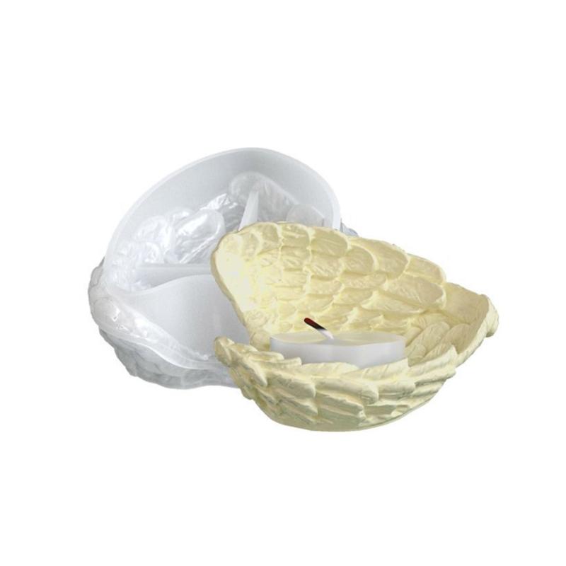 

Гибкая силиконовая форма для крыльев, для поделок из смолы, изготовления украшений, подсвечников, декоративных подносов, многоцелевая форма S