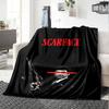1pc Scarface-Inspired Flannel Blanket - Soft Cozy All-Season Throw for Bedroom, Sofa, Camping, Travel - Perfect Gift for Movie FansB31