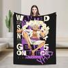 Katakuri Figure Flannel Blankets Monkey D Luffy Awesome Throw Blankets for Bed Sofa Couch 125*100cm Bedspread