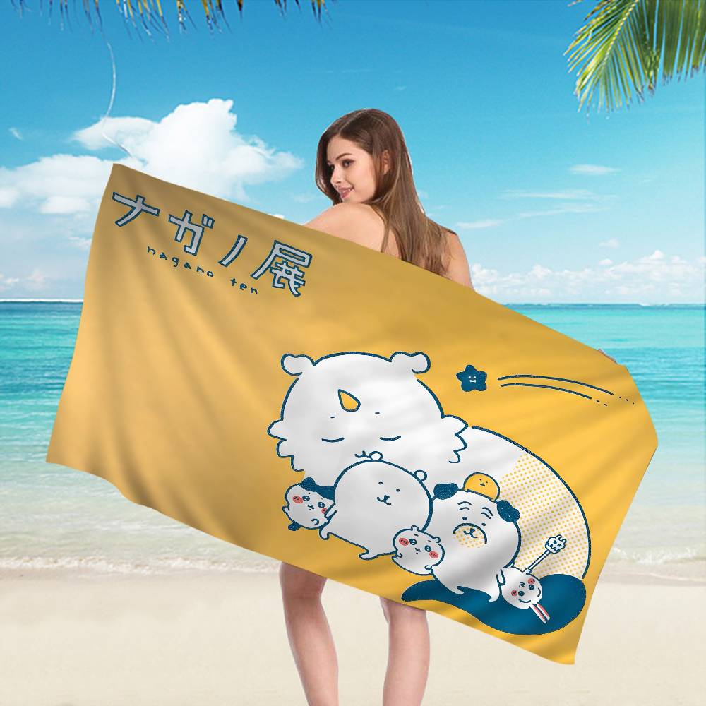 Popular cute character J-joke B-bear Beach Towel Colorful Bath Towels for Girl Microfiber Quick Dry Custom Sand Free Beach