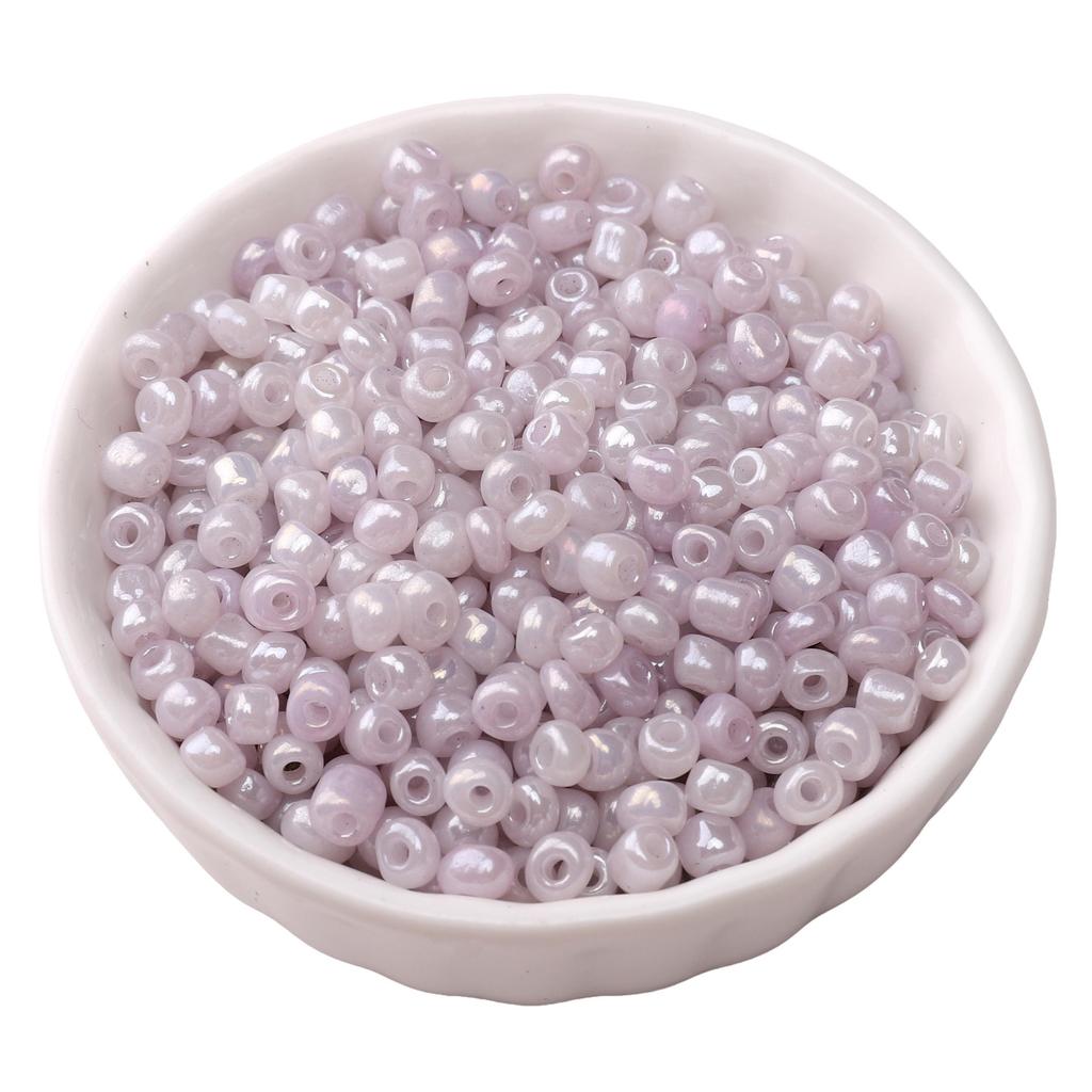 180Pcs Glass Seed Beads Cream Color Charm For Jewelry Making Accessories DIY Bracelet Necklace