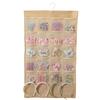 Wall-Mounted Fabric Wardrobe Storage Bag for Underwear, Bras, Socks, and Panties