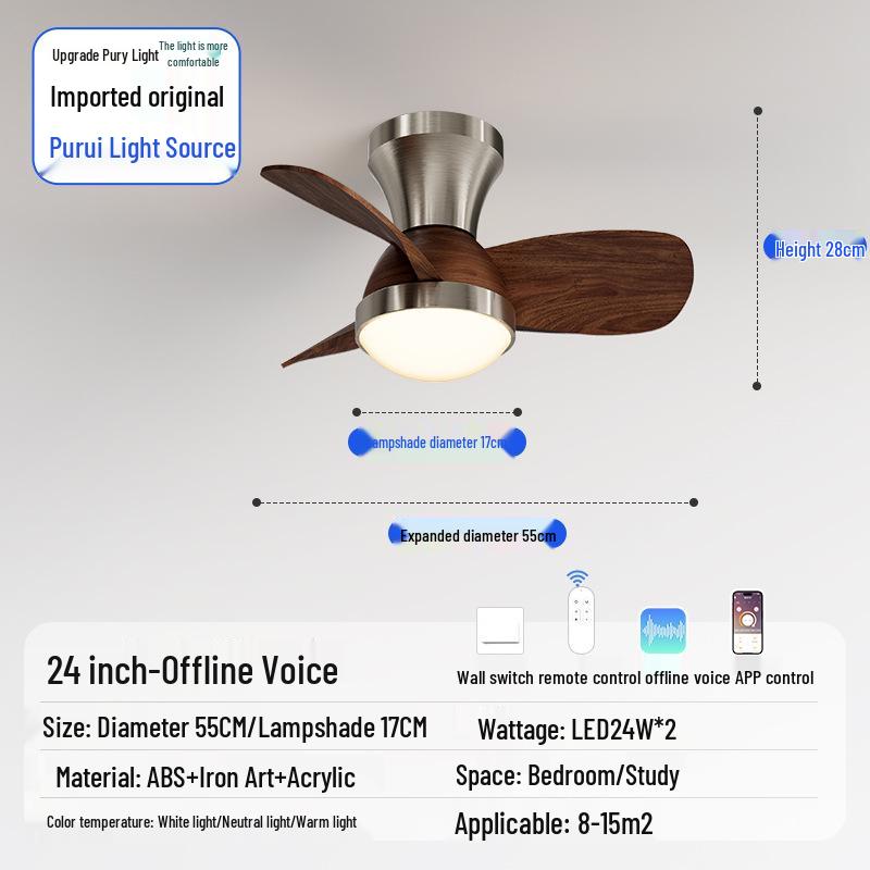 

Chinese Retro Ceiling Fan Light for Bedroom and Corridor