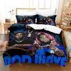 3D Printed Rod Rapper Wave Bedding Set for Boys Girls Duvet Cover Pillowcase Twin Queen King Full Single Double Sizes