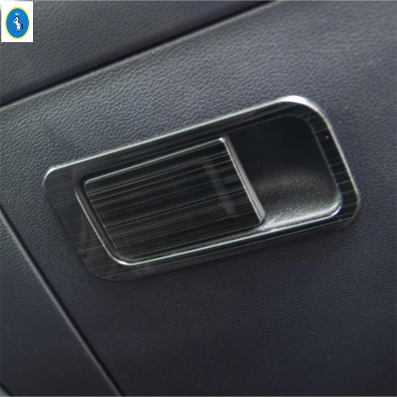 Stainless Steel Car Co-pilot Storage Glove Box Handle Stickers Accessories Cover Trim For VW Volkswagen Golf 8 MK8  - 2025