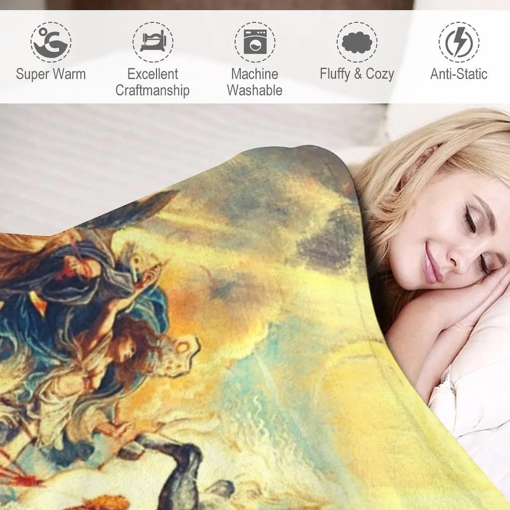 New Battle of the Greek Gods Throw Blanket For Sofa Thin Blankets For Sofas