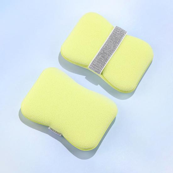 1/2Pcs Bathing Sponge Soap-Saving Bags Rich Foam Soft Skin Delicate Texture Sponge Foaming Effect Sponge