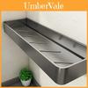 Gun Gray Aluminum Bathroom Shelving Unit For Shower And Toilet Storage
