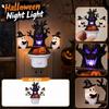 Halloween Reading Book Seesaw Night Light with US Plug for Home Decor
