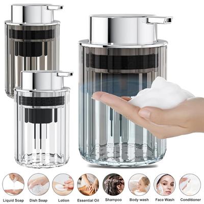 Handpresse Schäumender Seifenspender für Badezimmer, Flüssigseife, Mousse-Flasche, nachfüllbarer Küchen-Seifenbehälter