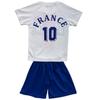 Ensemble de football enfant maillot et short - Inspiré de France - Blanc - Blanc