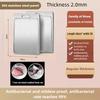 New 304 Hanging Style Kneading Board Double Sided Kitchen Vegetables Cutting Board Stainless Steel Chopping Board