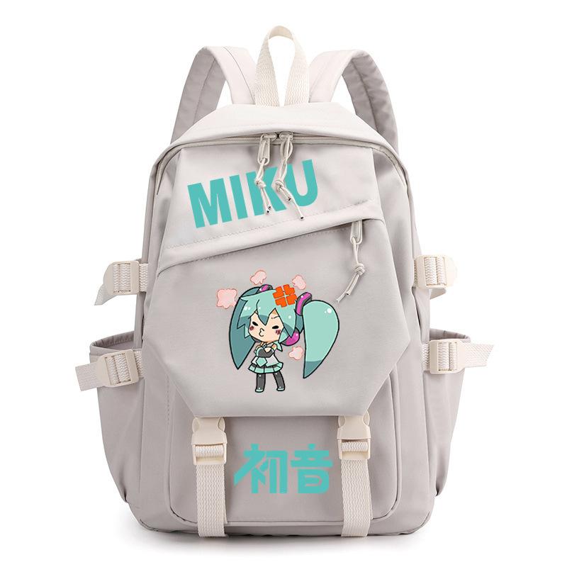 Hatsune Miku Large Capacity Versatile Backpack Junior High School Girls Weight Reduction Schoolbag High School Students Casual Backpack