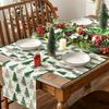 1/2/4/6/8pcs Christmas Tree Snowflake Placemats, 12 X 18 Inch Seasonal Winter Washable Table Mats