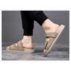 Men's Slippers Summer Trendy Fashion Versatile Drag Wear Soft Soled Beach Shoes Summer Men Sandals