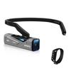 Head Mounted Video Camera 4K 120 Degree Auto Focus Head Wearable Vlog Camera with Remote Control Grey