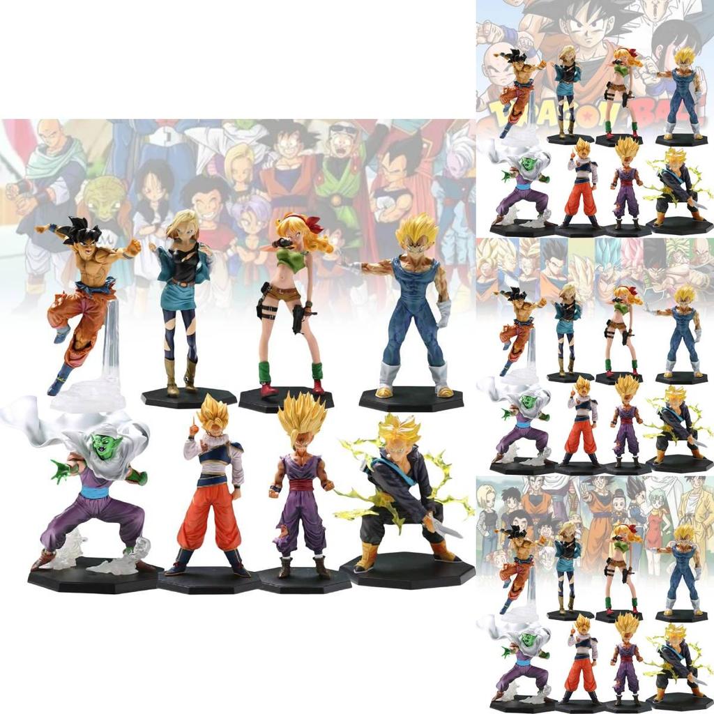 Collectible Pvc Dragon Ball Son Goku Majin Vegeta Green Outfit Figure Display Model