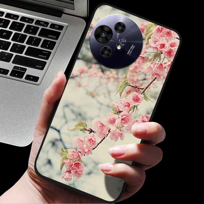 Per custodia TCL 50 Pro NxtPaper / 50 NxtPaper Custodie Cover Posteriore Protettiva in Silicone con Animali alla Moda Per Custodia Telefono 50 Pro NxtPaper 5G Capa