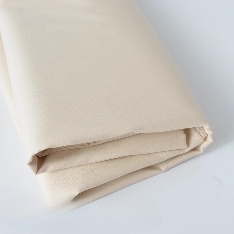 Wide 140cm Cotton Poplin Fabric Solid Color White Red Black for Sewing Accessories Quilting Patchwork Handmade 100/300/500cm