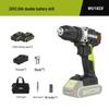 Trapano avvitatore a batteria senza spazzole Worx 20V spina CN (adattatore incluso)