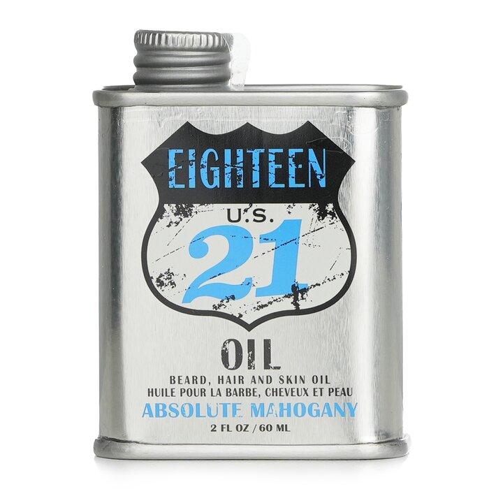 18.21 Man Made Olej na bradu, vlasy a pokožku - # Absolute Mahogany 60ml/2oz