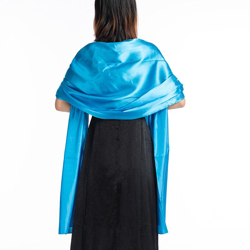 Xale de cetim elegante para noite - estilo europeu e americano para casamentos e eventos