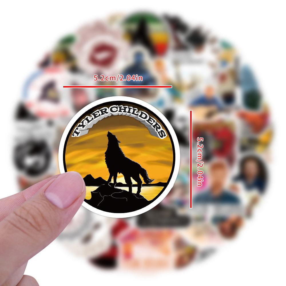 60 New Tyler Childrens Graffiti Stickers Suitcase Notebook Water Cup Waterproof Stickers